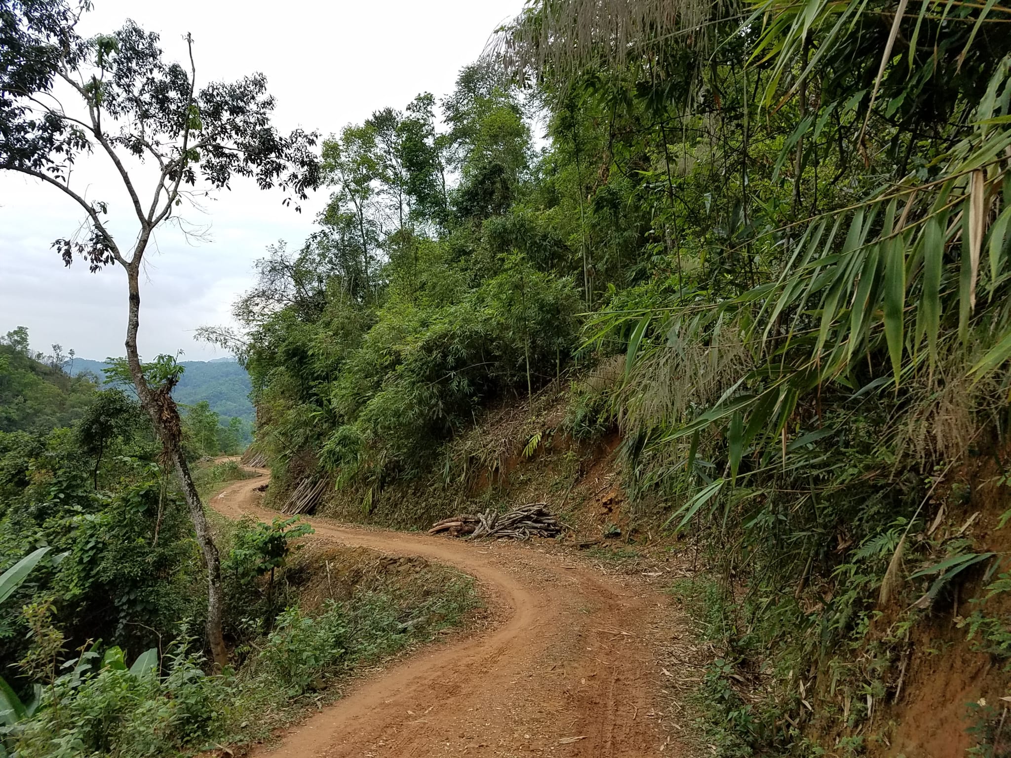 Building construction in remote Vietnam