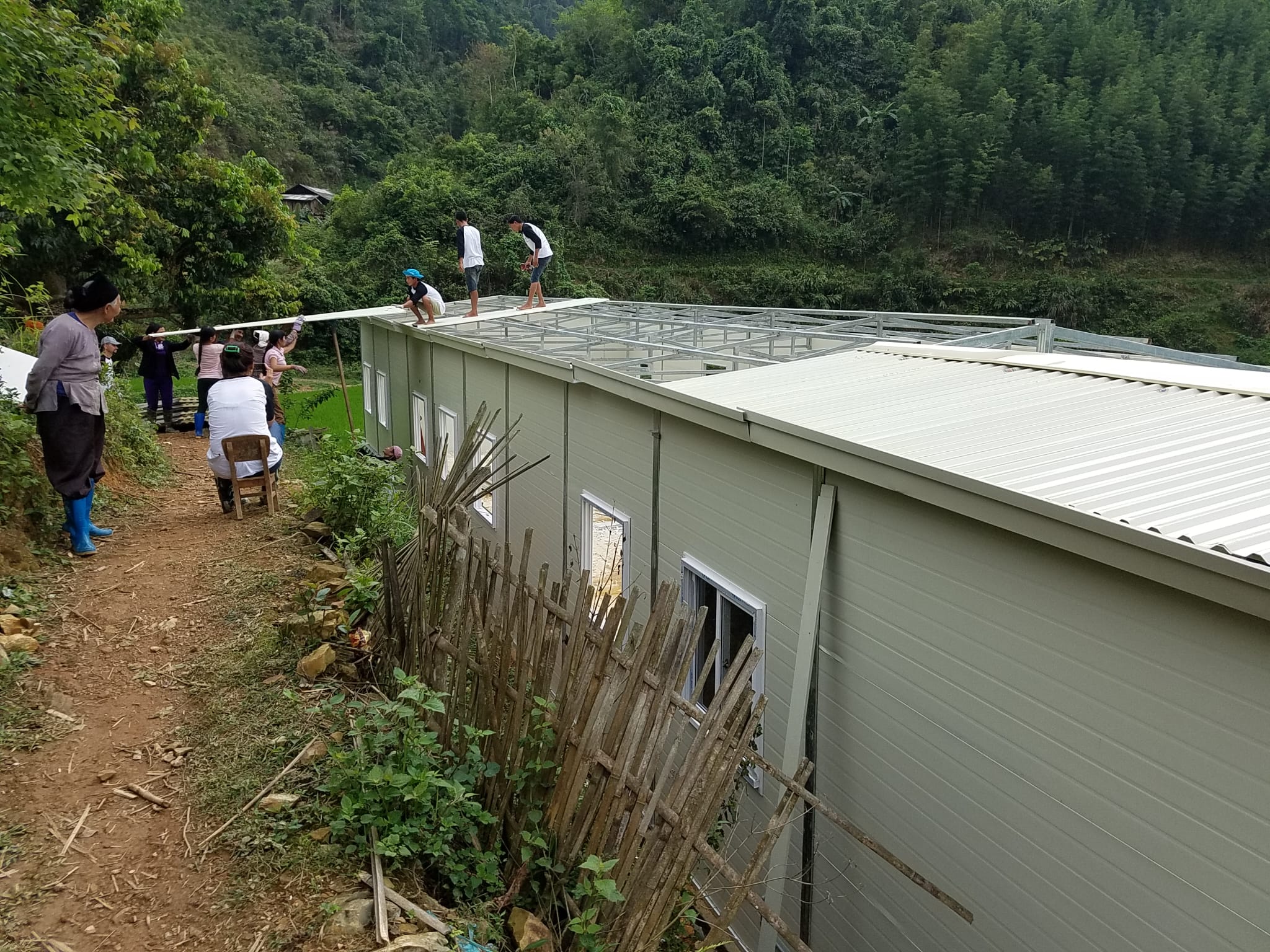 Mountain road in Northern Vietnam